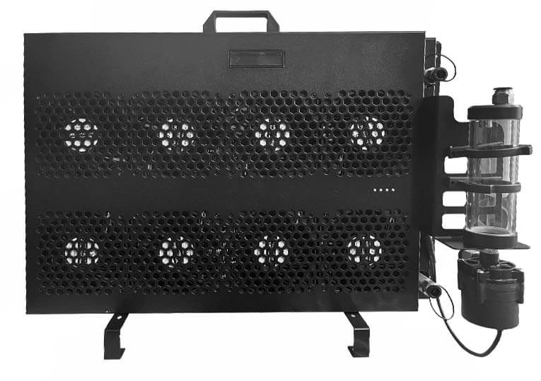 8 KW ASIC water-cooled liquid cooling system for in-house mining.